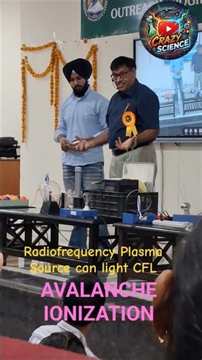 RF Plasma Source can light CFL by Avalanche Ionization