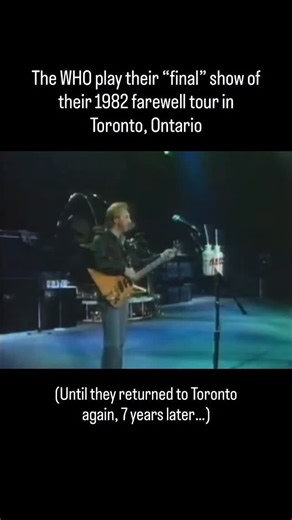 The WHO returns to Toronto (again) tonight for the first of two shows! Are you going? Have you seen them before?? 🇨🇦 🍁 The English rock legends are no strangers to Canada, having performed in the country nearly 70 times! The first of which being in Calgary, Alberta in July of 1967 Among their more notable performances, was their 1982 “The WHO rocks Toronto”. A mid Dec show at the city’s “Maple leaf gardens”, which was recorded for a live North American broadcast and live album release. The sh