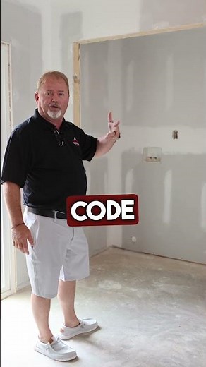 Talking about building code requirements for ventilation in a room with a dryer