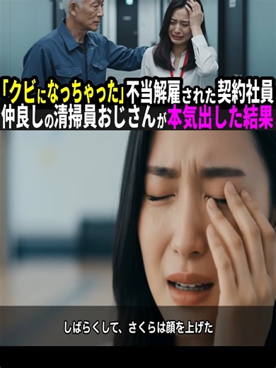 クビになっちゃった不当解雇された契約社員仲良しの清掃員のおじいさんが本気出した結果… p6