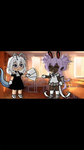 // class fight pt 1//#gacha #gachalife #gachatrend #gachaedit
