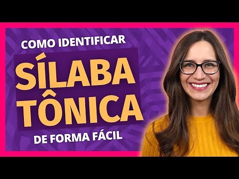🟣 SÍLABA TÔNICA | Como identificar a SÍLABA MAIS FORTE de forma FÁCIL? | Português do Zero