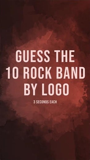Guess All 10 Rock Bands by Logo 🤘 | Rock Quiz