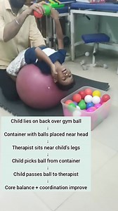 ✨ Balance, Strength & Fun | Kids Physiotherapy on Gym Ball Follow Divine Light Special ✨ In this video, we share two fun gym ball activities for kids (4–5 years old) that combine play with physiotherapy. These exercises help improve balance, posture, coordination, and motor skills while keeping children engaged and motivated. Perfect for parents, therapists, and special educators looking for creative therapy ideas! 💪🎾 #PhysiotherapyForKids #GymBallExercises #PediatricTherapy #ChildDevelopment 