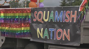 A show of Pride returned to the Squamish Nation Sunday as the community was once again able to celebrate two-spirit people and their contributions to Indigenous culture. Kristen Robinson was there for the fifth year of the parade. | Global BC