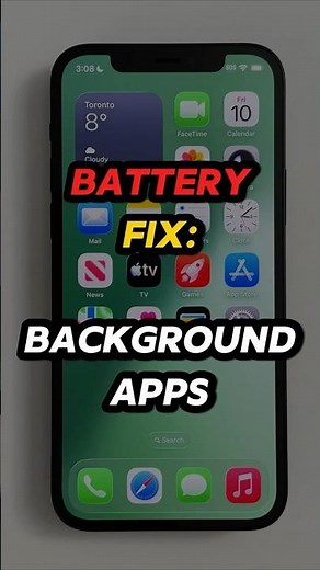 How To Stop iPhone Battery Drain: Background Apps 🛑