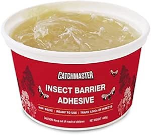 Catchmaster Tree Banding Insect Barrier DIY 15oz Pail, Lanternfly & Ant Traps, Outdoor Adhesive Crawling Insect Trap to Protect Trees, Fruit & Plants