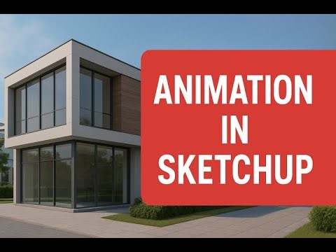 How to do ANIMATION using SKETCHUP
