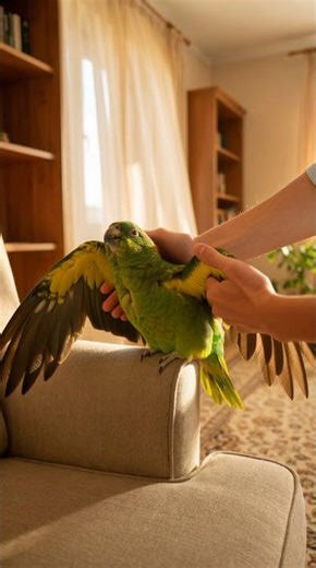 Heartwarming Video: Parrot Petting - So Cute!
