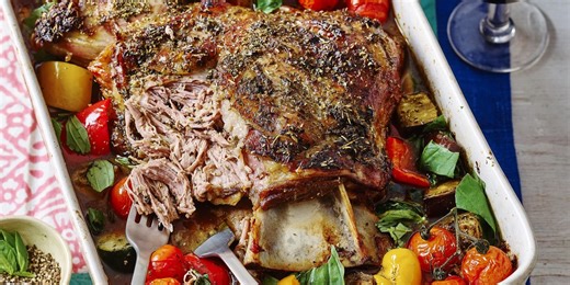 Slow Roast Ratatouille Lamb Shoulder Recipe