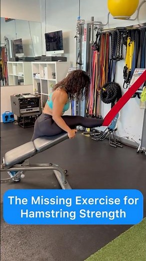 Hamstring Stretch and Strengthening Exercise Combo with Resistance Band