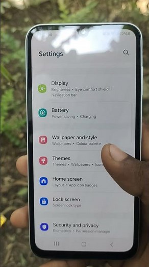 Hide apps on home screen in Samsung mobiles