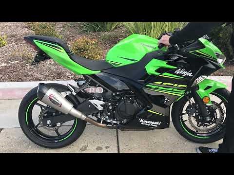 2018 Kawasaki Ninja 400 Sound- Stock VS. Yoshimura Alpha T Slip-on