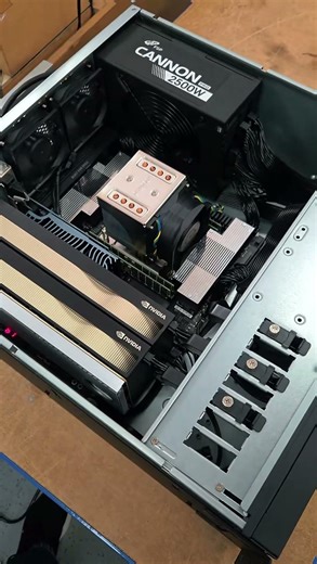 4U with RTX PRO 6000 Blackwell #ai #hpc #pc