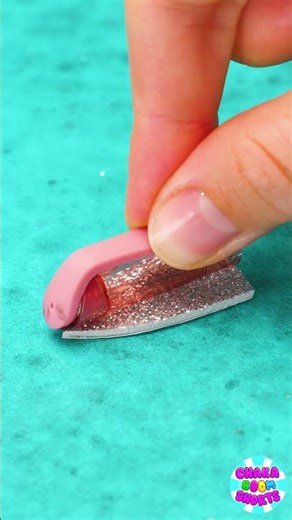 DIY Mini Iron for Dolls 🧺✨ Cute & Easy Craft for Miniature Play!