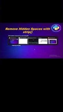 Python strip() Method Explained