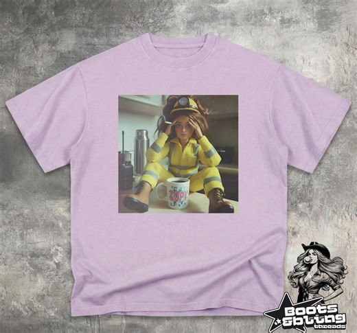 Hi Vis Doll Graphic Tee – Women in Uniform Comfort Colors® Shirt - Etsy