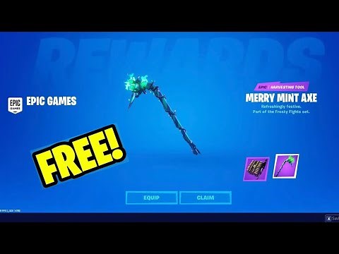 How To Get MINTY PICKAXE for FREE in Fortnite! (Chapter 5 Season 1) !