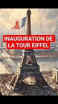 March 31, 1889: The Eiffel Tower is inaugurated by Gustave Eiffel, who raises the flag to the top.