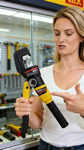 Efficient Hydraulic Crimping Tool for Battery Connections