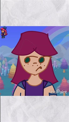 Drawing the stylist from terraria!!!