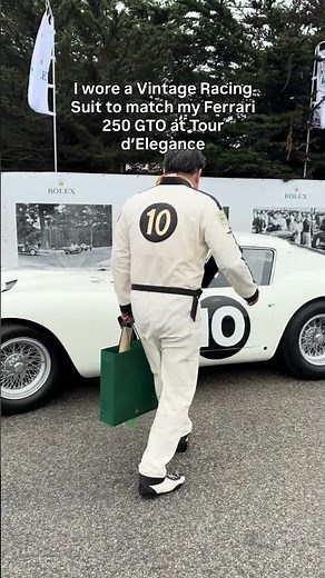 My 250 GTO vintage racing suit...
