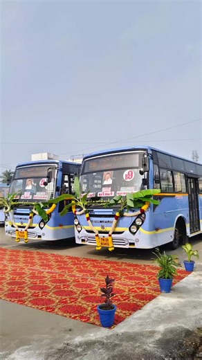 ⚡மின்னல் ராணி 💥 on Instagram: "New BS 6 buses innaguration... Kgi T , UGI, Tpt depot buses K22A K27 K32 K8A K53 TB9 U2 U6 U7 U14 . . . . . #tnstc #trending #tnstc_salem #viral #trend"