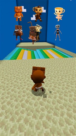 433K views · 2.3K reactions | Italian Brainrot VS Squid Game Rotating Wheel Challenge  Part 1 #shorts #minecraft | Oren Shorts | Facebook