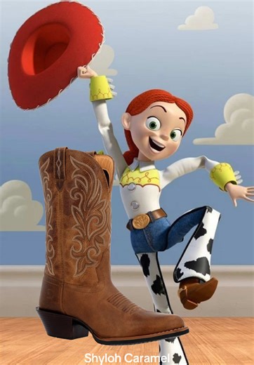 If the boot fits! Find these on our website (and on sale 😏) #halloweencostume #halloweeninspo #toystory #jessietoystory #cowgirlboots