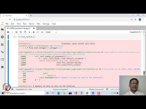 Finding Roots of algebraic and transcendental equations in SageMath