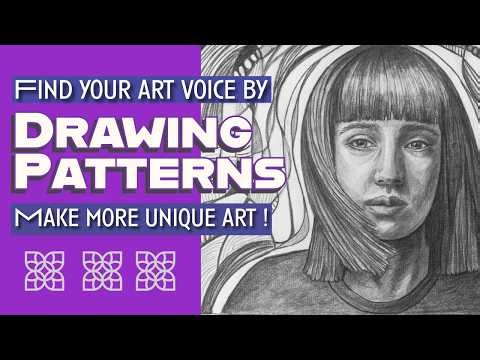 Transforming Basic Marks into Beautiful Art Patterns | Mark Making in Art
