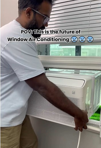 Midea U-Shaped Window AC — Quiet 6,000 BTU Cooling
