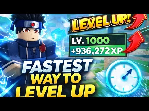 The FASTEST ways to level up in shindo life (Robloxs)