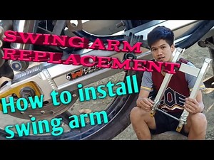 How to install swing arm for xrm125 | replacement of swing arm