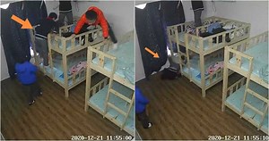 有片慎入／男童站上鋪玩耍！同學耍陰「推一把」　倒頭栽跌落…臉部重趴撞地板 | 國際 | CTWANT