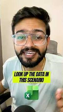 Excel Interview Question | How to lookup data for multiple columns in Excel? #excel #exceltips