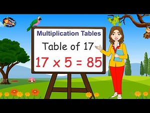 Table of 17 | Times tables | Multiplication tables | 17 ka pahada | Learning Booster | Maths tables
