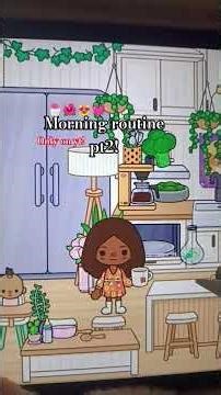 Morning routine pt2 💓😻🌺🍧 #tocaboca #tocabocaroleplay #fypシ゚viral #funny #relaxing #cute #morning
