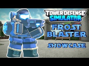 new Frost Blaster showcase tds, tds Frost Blaster, roblox , Frost Blaster rework
