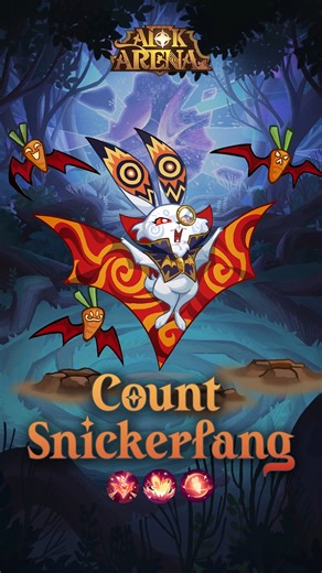 Meet the brand new Fabled Beast: Count Snickerfang joining the fight on Classic with the upcomign update! | AFK Arena