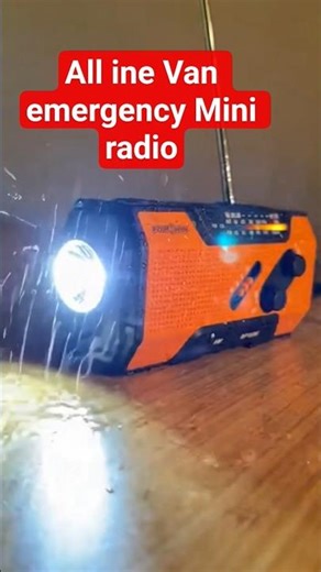 The Ultimate Survival Tool: FosPower Emergency Radio! 🌪️📻 #Shorts 🫏
