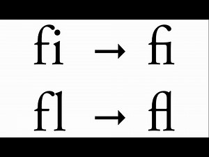 Conscript Font Creation Addendum A: Ligatures and Contextual Substitutions
