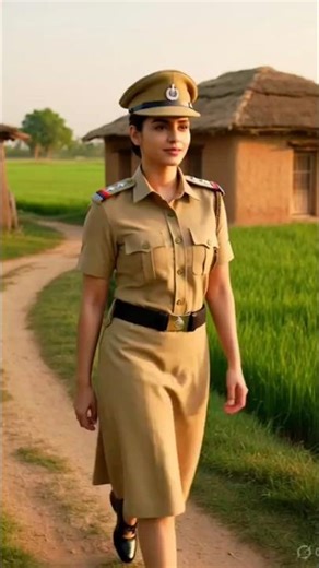 AI Entertainment 49sec 🥰🤩Indian Lady Army Officer Changed Village Kids Life #shorts