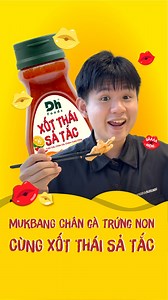 🤤Chân gà trứng non siêu mê với Xốt Thái Sả Tắc nhà Dh Foods, thử ngay nha!!! | Dh Foods