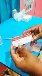 Pulling injection clindamycin 300 iv given time #doctor #hospital #medicine #shorts #viral