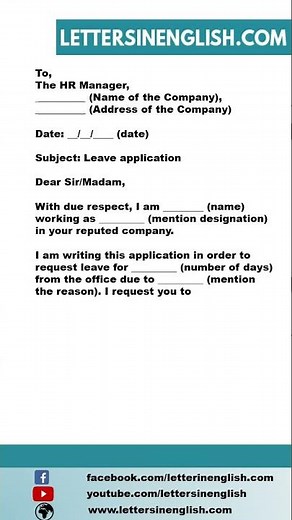 Leave Application for Office