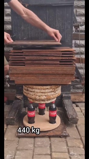 How Much Weight Can 3 Coca-Cola Bottles Hold? 😳