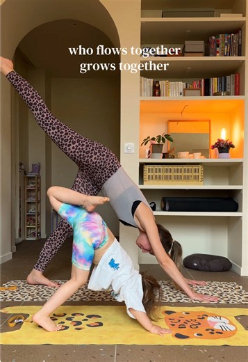 If she only knew that I learn so much from her.💕 Flowing & growing together not only on our yoga mats. Who is your favorite yoga buddy?🙃 #yoga #kidsyoga #yogalove #motherhood #childhood