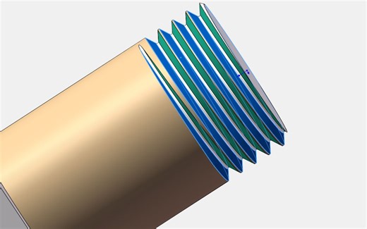 [solidworks]对于螺纹的处理，详细教程，包教包会