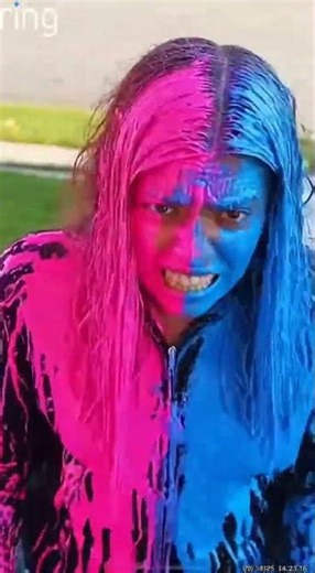 Girl Steals Package… Gets Paint Bombed and Starts Yelling! 🎨😡
